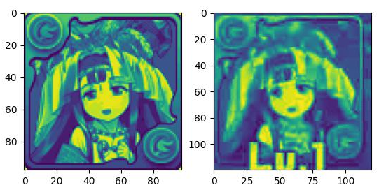 PAD opencv match result